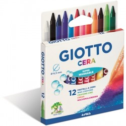 PASTELLI A CERA 12PZ GIOTTO