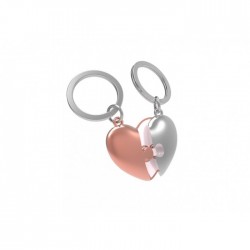 PORTACHIAVE DOPPIO CUORE...