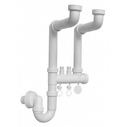 SIFONE CUCINA 2 VIE SALVA...